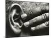 Hand and Ear, Ramiel McGeehee, 1929 (silver gelatin print)-Brett Weston-Mounted Photographic Print