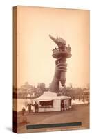 Hand and Torch of the Statue of Liberty, C.1876-null-Stretched Canvas