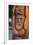 Hand carved wooden statues im the center of Noumea, New Caledonia, Pacific-Michael Runkel-Framed Photographic Print