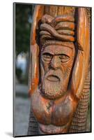 Hand carved wooden statues im the center of Noumea, New Caledonia, Pacific-Michael Runkel-Mounted Photographic Print