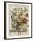 Hand Colored Engraving of Bouquet- October, 1730-Robert Furber-Framed Giclee Print