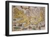 Hand Colored Map of Iceland, 1595-Abraham Ortelius-Framed Giclee Print
