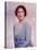 Hand Colored Portrait of England's Queen Mother Elizabeth-null-Stretched Canvas