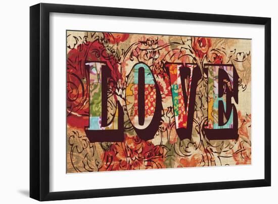 Hand Crafted Love-Bella Dos Santos-Framed Art Print