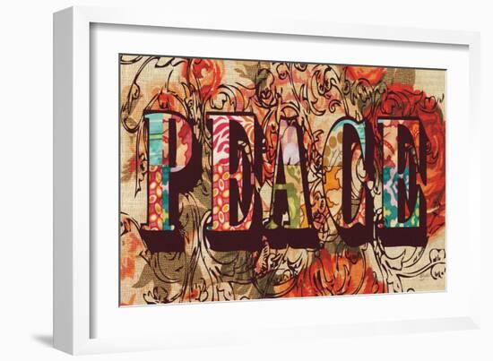 Hand Crafted Peace-Bella Dos Santos-Framed Art Print