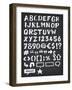 Hand Drawn Abc Elements-Benchart-Framed Art Print