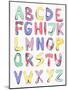 Hand Drawn Alphabet-vesnacvorovic-Mounted Art Print