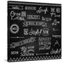 Hand Drawn Chalkboard Style Words, Quotes And Decoration-Pink Pueblo-Stretched Canvas