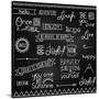 Hand Drawn Chalkboard Style Words, Quotes And Decoration-Pink Pueblo-Stretched Canvas