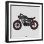 Hand Drawn Classic Motor Illustration Vector-Glory Creative-Framed Art Print