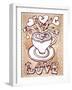 Hand-Drawn Cup-Wikki-Framed Art Print