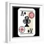 Hand Drawn Deck Of Cards, Doodle Ace Of Clubs-Andriy Zholudyev-Framed Art Print