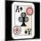 Hand Drawn Deck Of Cards, Doodle Ace Of Clubs-Andriy Zholudyev-Mounted Art Print