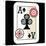 Hand Drawn Deck Of Cards, Doodle Ace Of Clubs-Andriy Zholudyev-Stretched Canvas