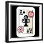 Hand Drawn Deck Of Cards, Doodle Ace Of Clubs-Andriy Zholudyev-Framed Art Print