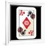 Hand Drawn Deck Of Cards, Doodle Ace Of Diamonds-Andriy Zholudyev-Framed Art Print