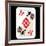 Hand Drawn Deck Of Cards, Doodle Ace Of Diamonds-Andriy Zholudyev-Framed Art Print