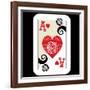 Hand Drawn Deck Of Cards, Doodle Ace Of Hearts-Andriy Zholudyev-Framed Art Print