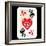 Hand Drawn Deck Of Cards, Doodle Ace Of Hearts-Andriy Zholudyev-Framed Art Print