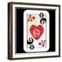 Hand Drawn Deck Of Cards, Doodle Ace Of Hearts-Andriy Zholudyev-Framed Art Print