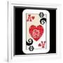 Hand Drawn Deck Of Cards, Doodle Ace Of Hearts-Andriy Zholudyev-Framed Art Print