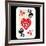 Hand Drawn Deck Of Cards, Doodle Ace Of Hearts-Andriy Zholudyev-Framed Art Print