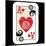 Hand Drawn Deck Of Cards, Doodle Ace Of Hearts-Andriy Zholudyev-Mounted Art Print