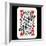 Hand Drawn Deck Of Cards, Doodle King Of Hearts-Andriy Zholudyev-Framed Art Print