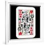 Hand Drawn Deck Of Cards, Doodle King Of Hearts-Andriy Zholudyev-Framed Art Print