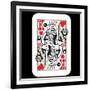 Hand Drawn Deck Of Cards, Doodle King Of Hearts-Andriy Zholudyev-Framed Art Print