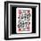 Hand Drawn Deck Of Cards, Doodle King Of Hearts-Andriy Zholudyev-Framed Art Print