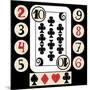 Hand Drawn Deck Of Cards, Doodle Suit-Andriy Zholudyev-Mounted Premium Giclee Print