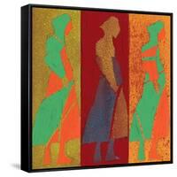 Hand Drawn Fashionable Artistic Illustration-Alina Shakhovets-Framed Stretched Canvas