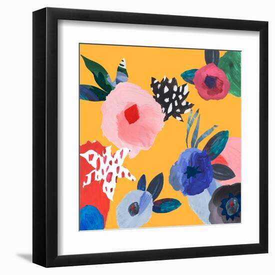 Hand Drawn Flowers-Lera Efremova-Framed Art Print