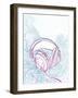 Hand Drawn Headphones-artplay-Framed Art Print