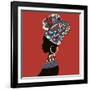 Hand Drawn Illustration Beautiful Black Woman.African Woman-IVANCHINA ANNA-Framed Art Print