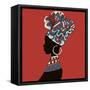 Hand Drawn Illustration Beautiful Black Woman.African Woman-IVANCHINA ANNA-Framed Stretched Canvas
