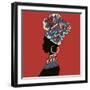 Hand Drawn Illustration Beautiful Black Woman.African Woman-IVANCHINA ANNA-Framed Art Print