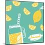 Hand Drawn Lemonade-Nadezda Barkova-Mounted Art Print