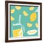 Hand Drawn Lemonade-Nadezda Barkova-Framed Art Print