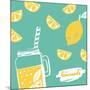 Hand Drawn Lemonade-Nadezda Barkova-Mounted Art Print