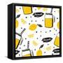 Hand Drawn Lemonade-Nadezda Barkova-Framed Stretched Canvas