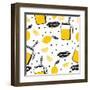 Hand Drawn Lemonade-Nadezda Barkova-Framed Art Print