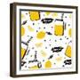 Hand Drawn Lemonade-Nadezda Barkova-Framed Art Print