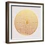 Hand Drawn Maze Labyrinth with Sun in It.-Katja Gerasimova-Framed Art Print