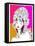 Hand Drawn Pop-Art Poster of a Fashion Model-LanaN.-Framed Stretched Canvas
