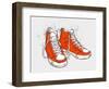 Hand-Drawn Sneakers-aggressor-Framed Art Print