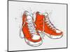 Hand-Drawn Sneakers-aggressor-Mounted Art Print