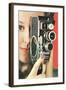 Hand-Held Home Movie Camera-null-Framed Art Print