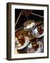 Hand Holding a Tray with Turkish Tea, Istanbul, Turkey, Europe-Levy Yadid-Framed Photographic Print